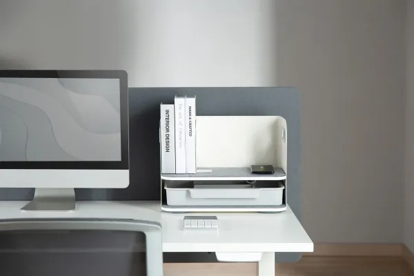 DIGITUS Organiser med QI-oplader 22x40x29cm hvid