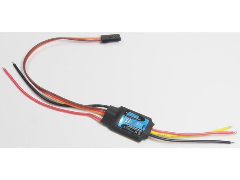 EP Brushless Regler Aer11-Aer-Series 11A, 2-3S, L-BEC Brushless ESC für Flugmodelle