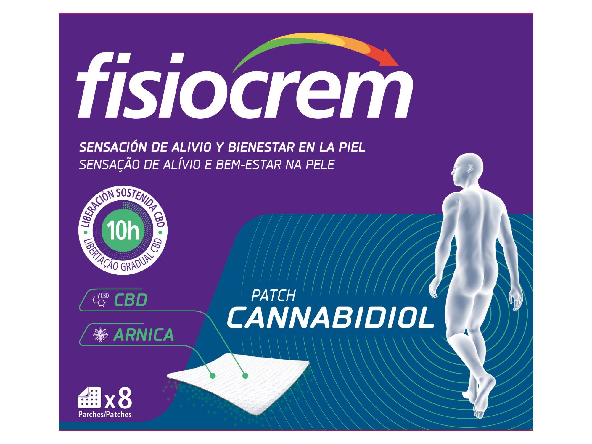 EMPLASTRO FISIOCREM CANNABIDIOL 8 UN