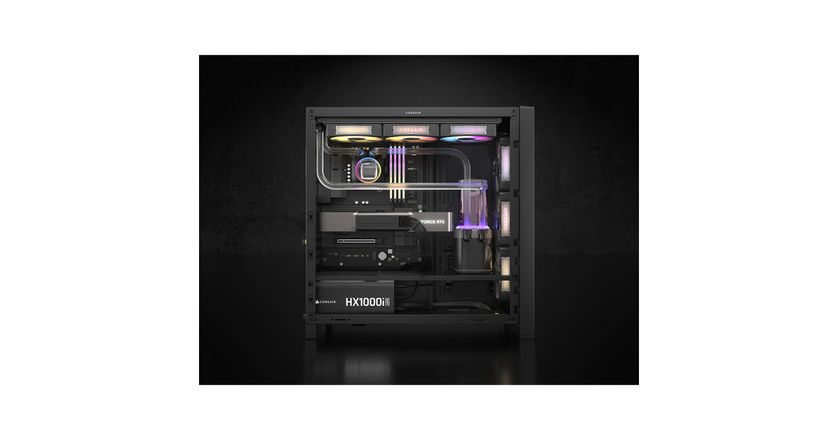 CorsairHX1000i SHIFT modulaire 1000 watt voeding   (Zwart, 1x 12V-2x6, 2x PCIe)