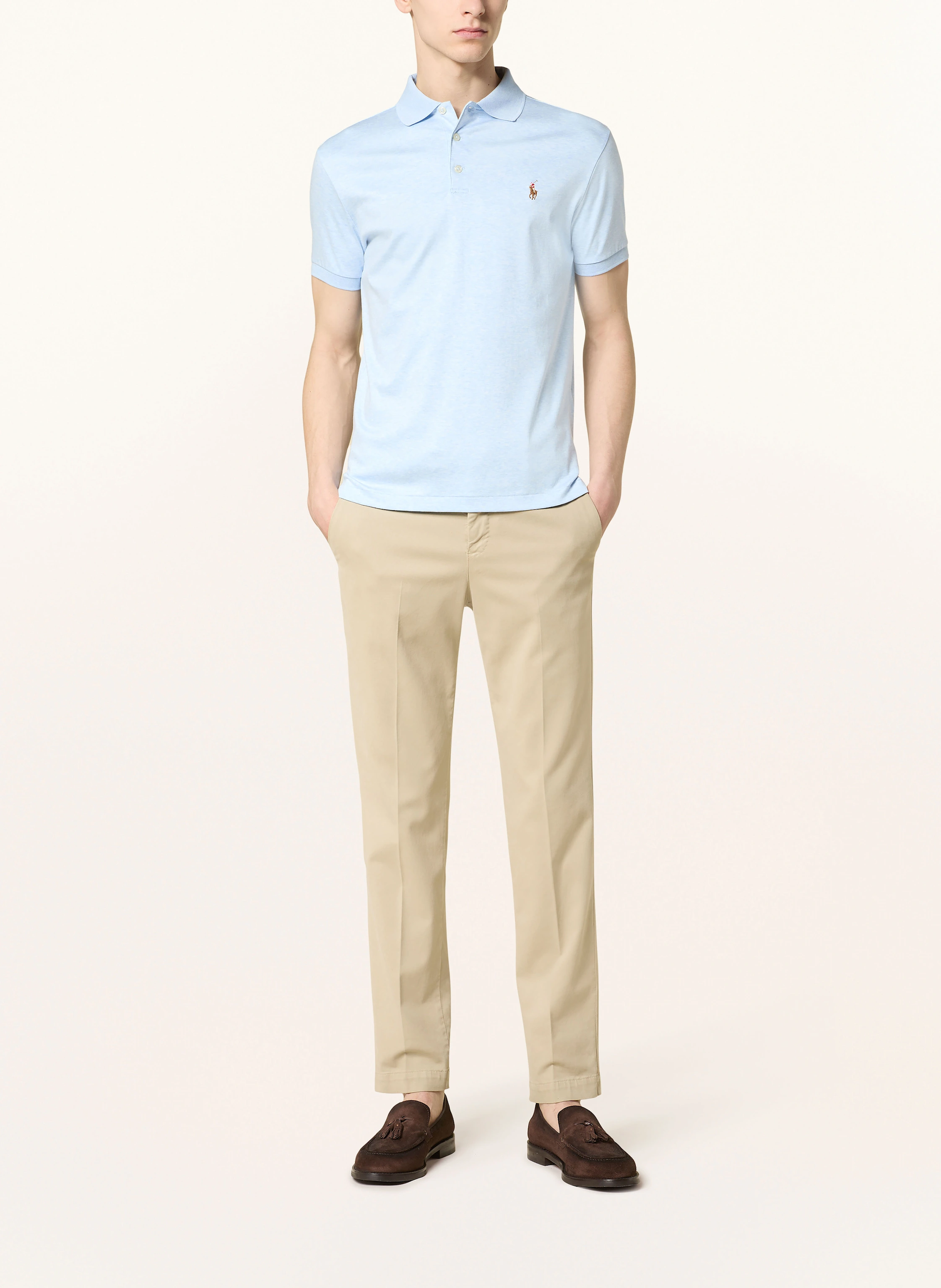 POLO RALPH LAUREN Jersey-Poloshirt Custom Slim Fit