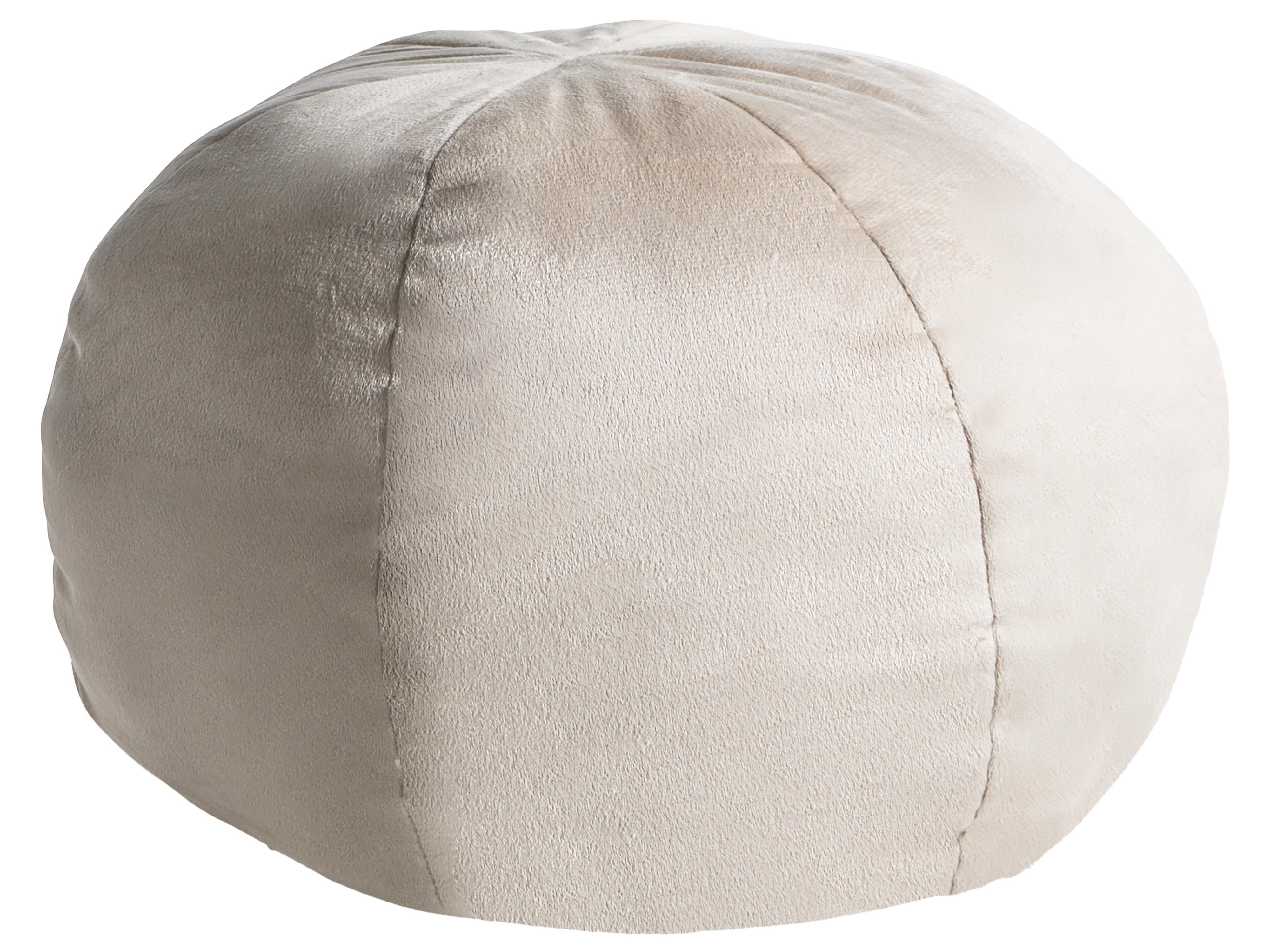 Set van 2 sierkussens SALVIA Fluweel 33 x 33 cm Gebroken wit effen