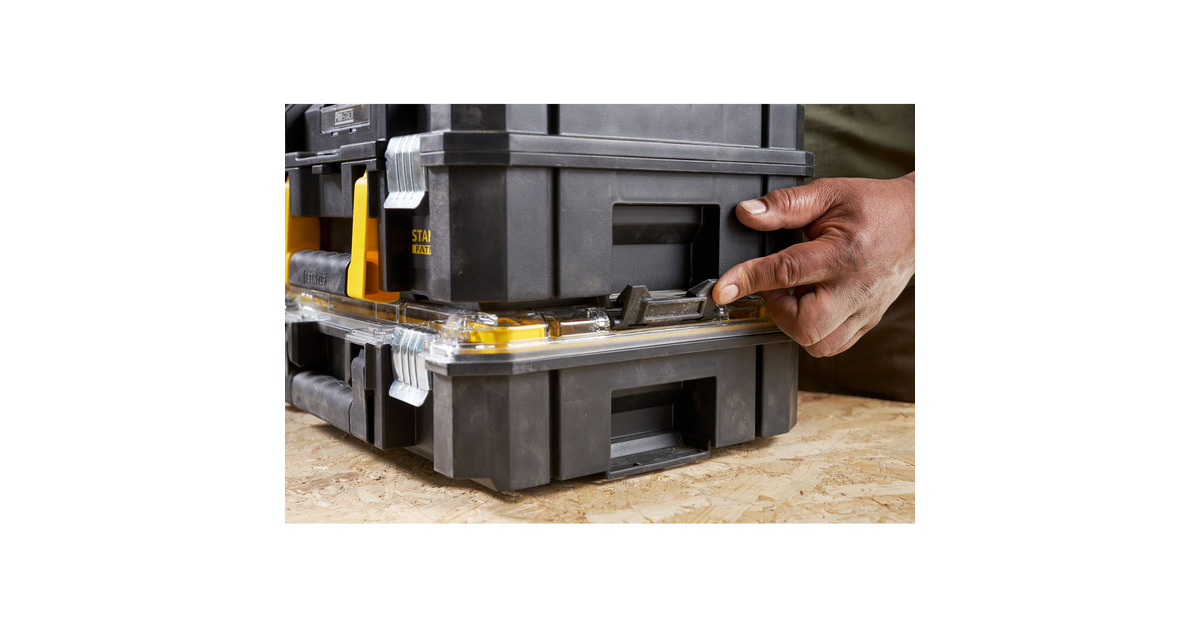 StanleyFATMAX PRO-STACK Organizer Compact gereedschapskist  (Zwart/geel)