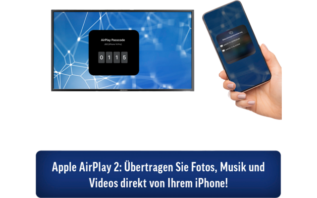 alphatronics Fernseher SL DW, 12V/24V Smart TV mit schlankem und fast rahmenlosem Design