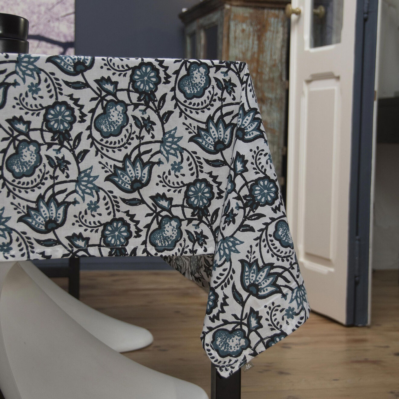 Febronie Nappe Carma bleu peacock
