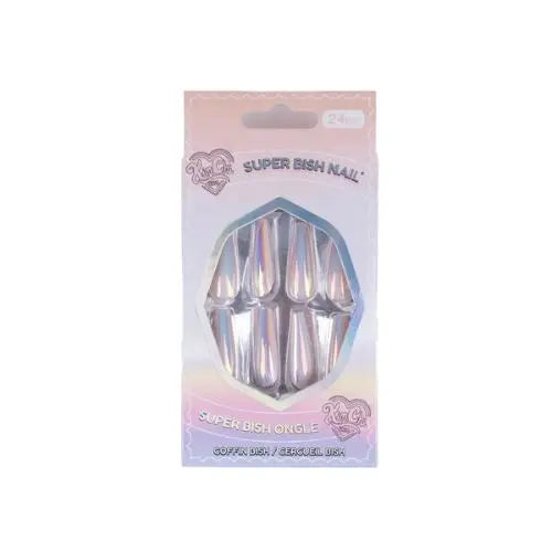Coffin Bish Nail Halo Pink