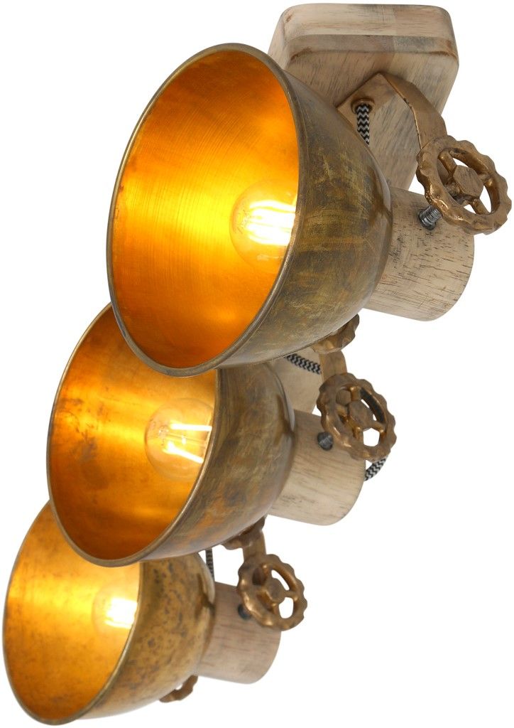 Plafondlamp 2133BR Gearwood Mexlite B51 x D9 cm