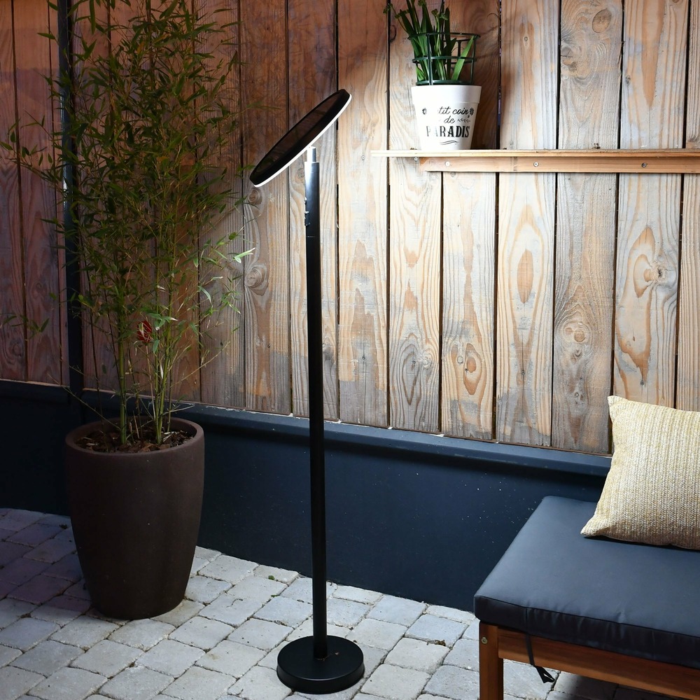 Lampadaire solaire urban 3en1 180 led smd - chromex