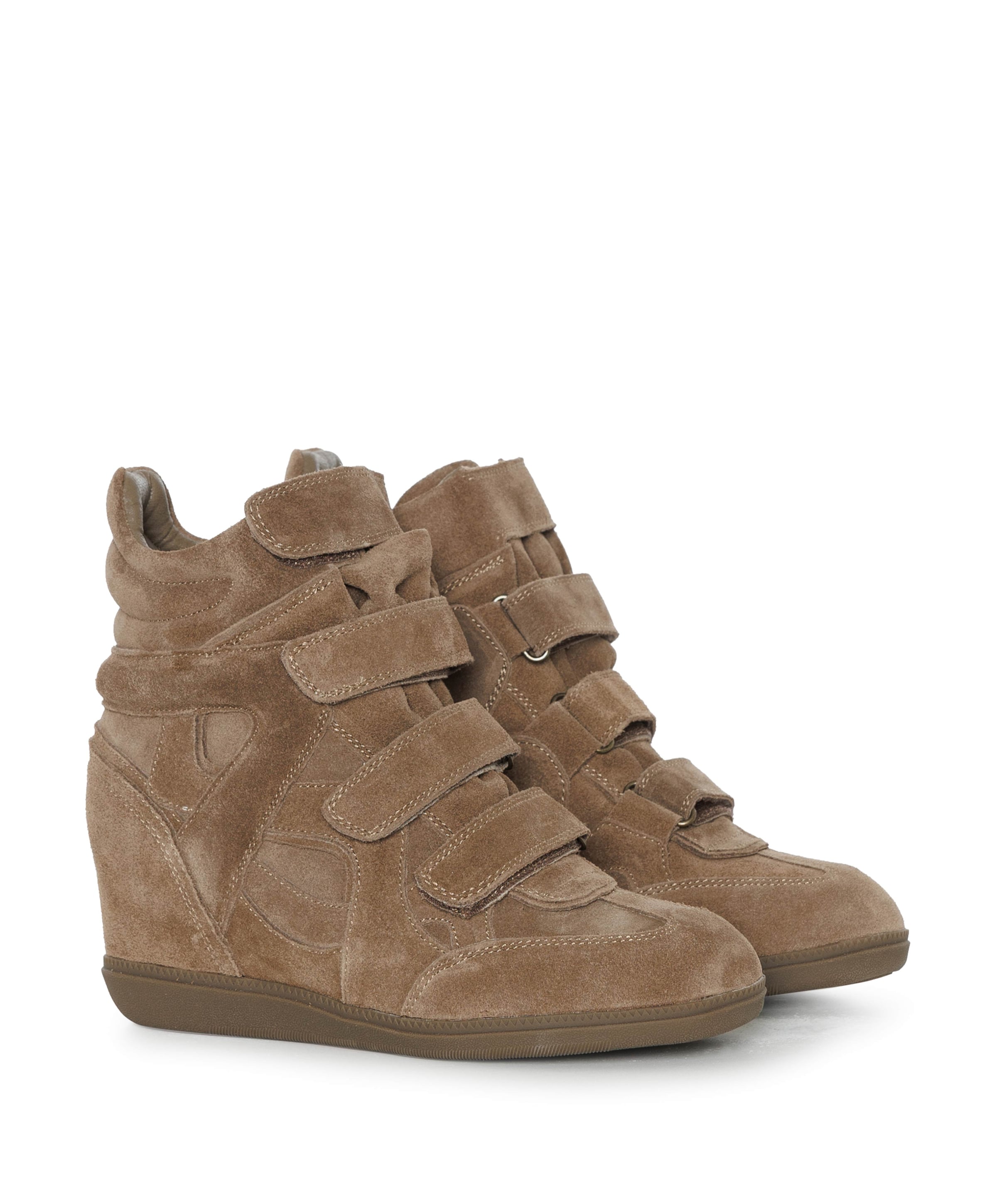 Poelman Isa dames enkellaarzen beige
