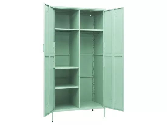Garde-robe Vert menthe 90x50x180 cm Acier