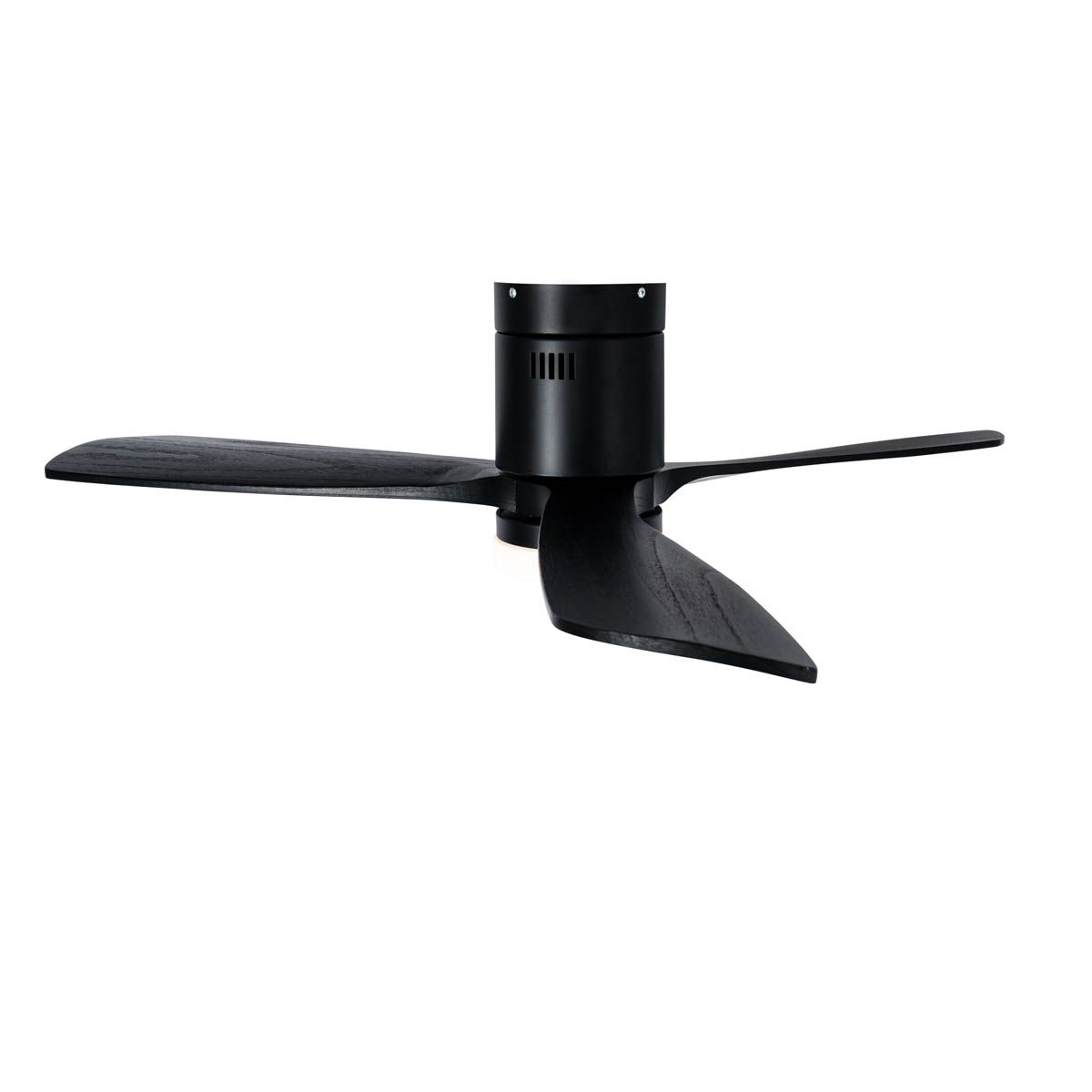 Smart plafondventilator zwart 132cm incl. LED dimbaar met afstandsbediening - Sofia