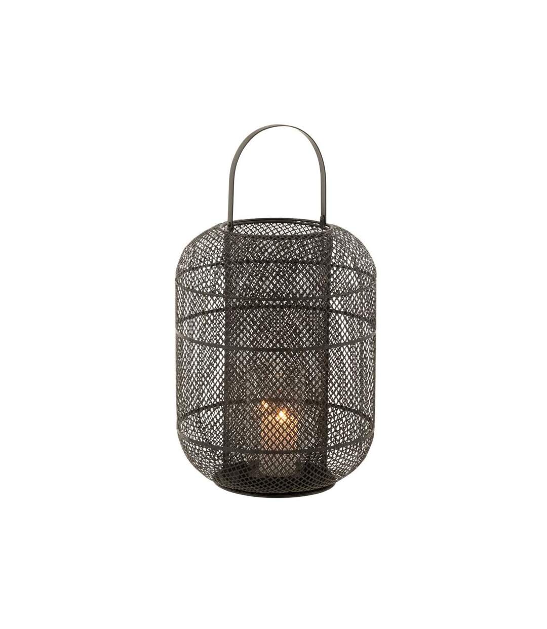Paris Prix - Lanterne Déco En Métal donny 51cm Noir