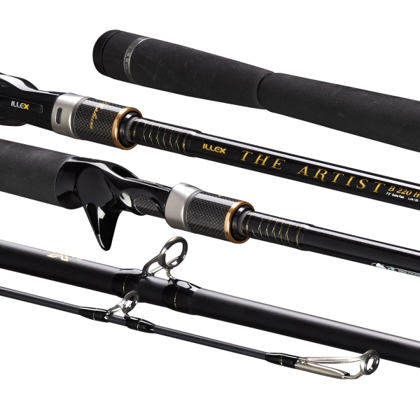 Illex The Artist X5 B H  Angel Of Darkness Baitcaster Hengel 2.21m (20-80g)