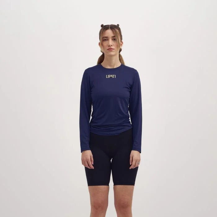 Lipati Dame Trøjer Leeward LS Tee Blå