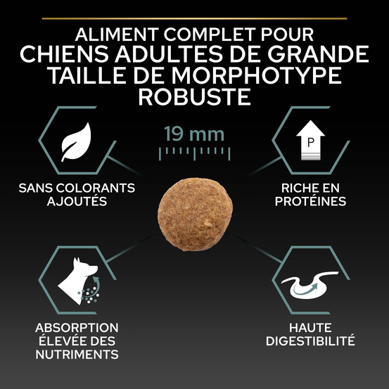 Croquettes chien adulte à l'agneau digestion difficile - 14 kg
