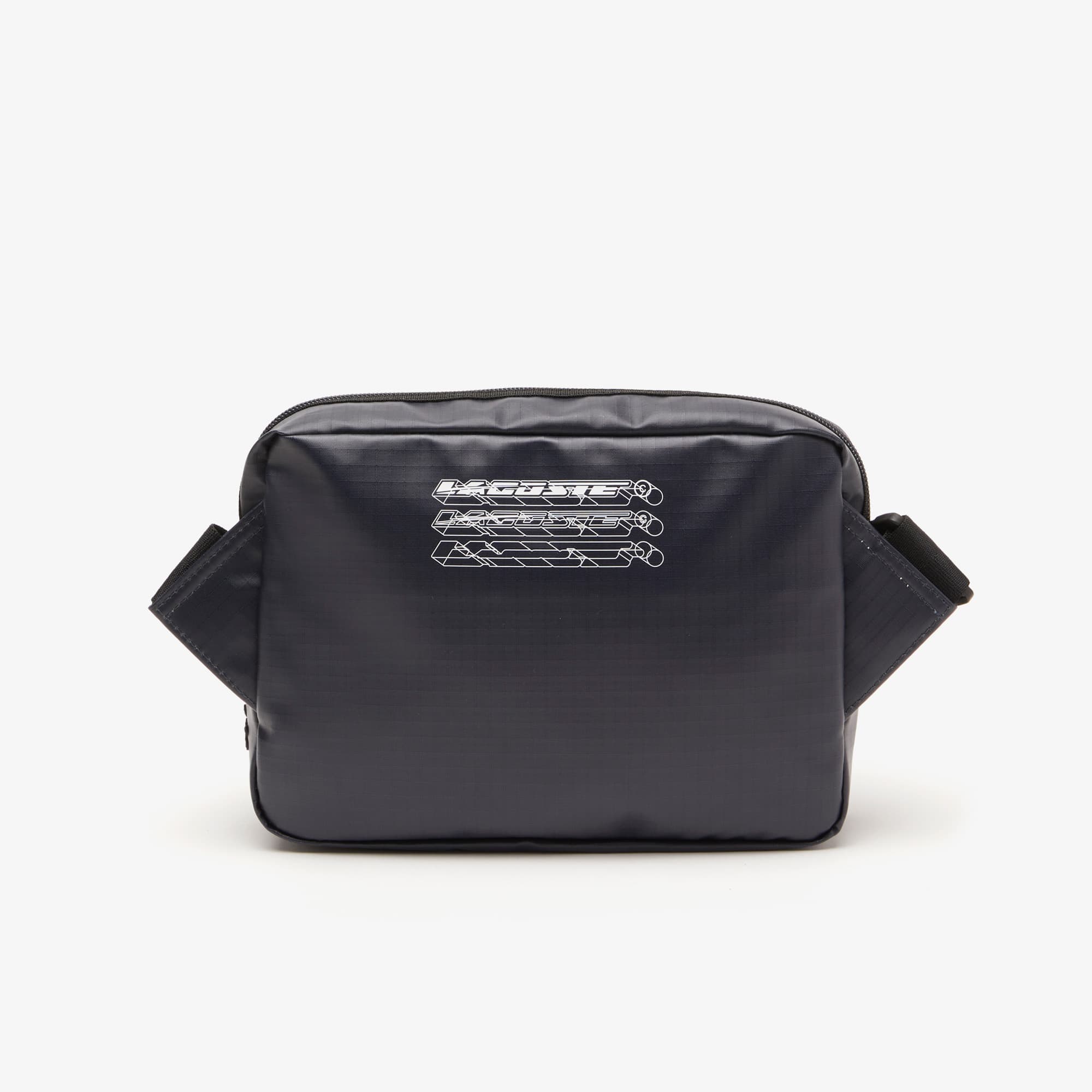 Sacoche zippée homme Lacoste avec marquage contrasté Sacoches & Pochettes - Bleu - Lacoste - Homme