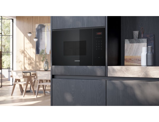 SIEMENS - Micro ondes Encastrable BE523LMB1, iQ300, 8 programmes automatiques
