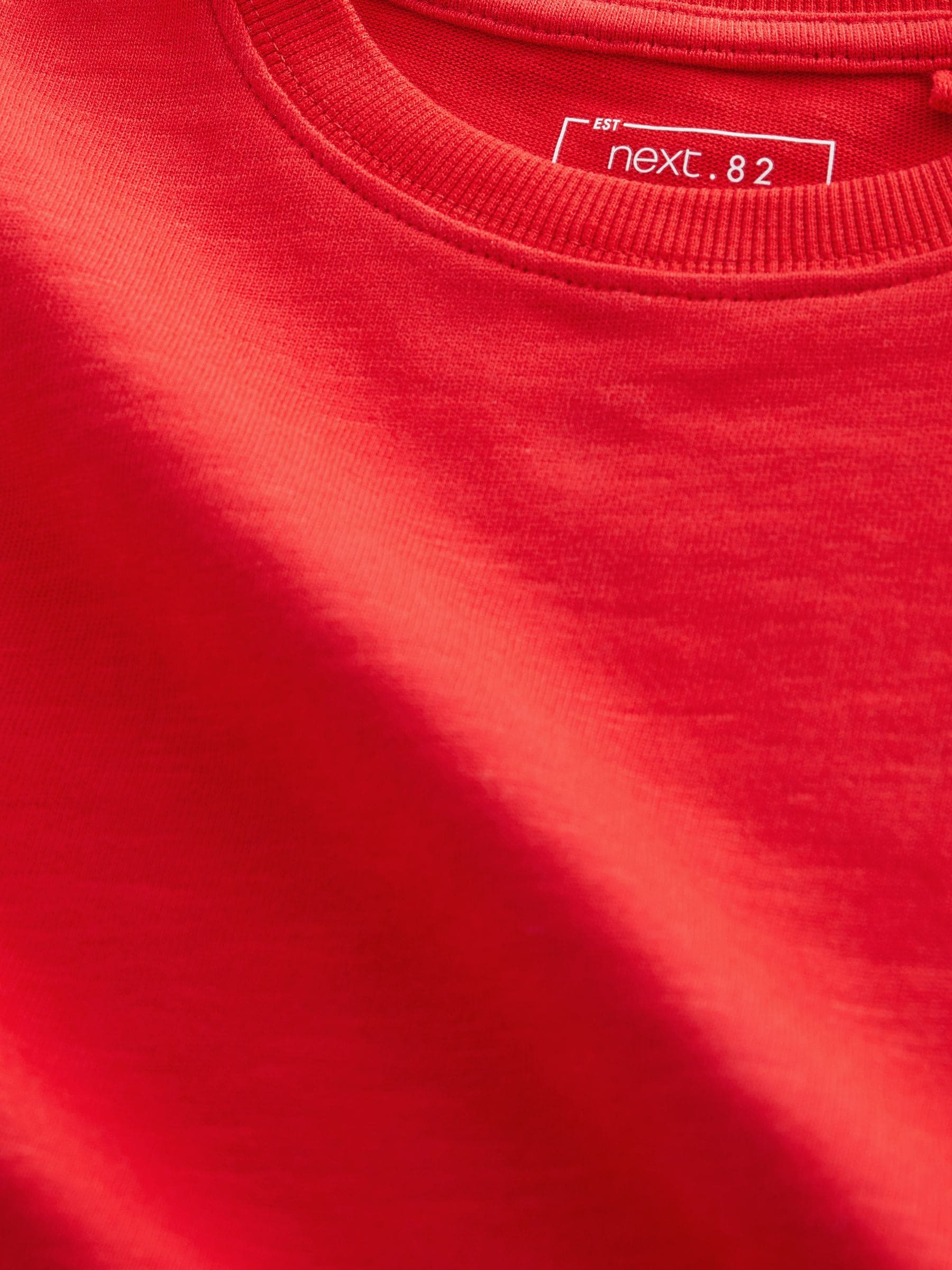 Rood - Behaaglijk T-shirt met lange mouwen (3-16 jr)