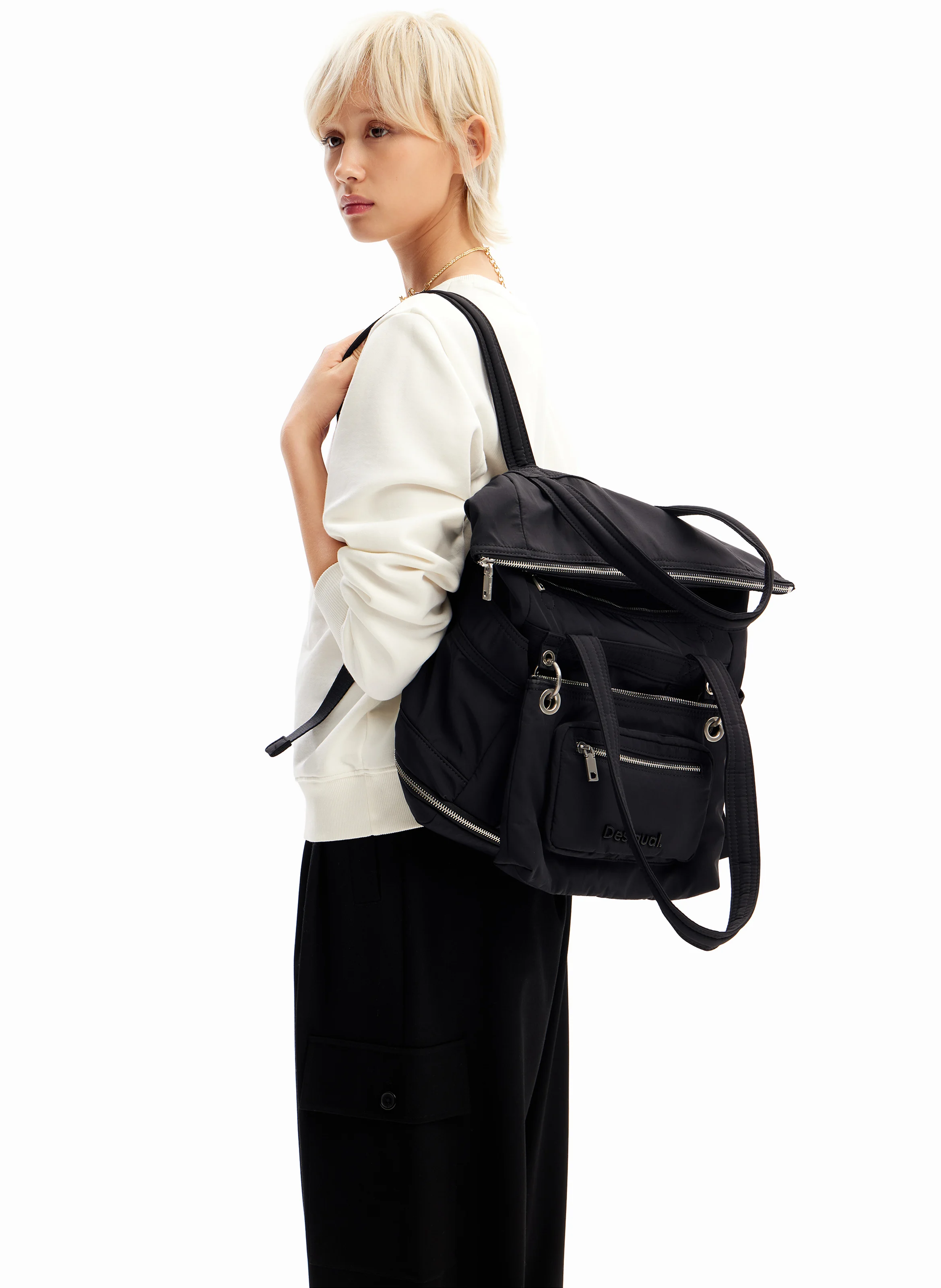 Sac à dos convertible | Noir