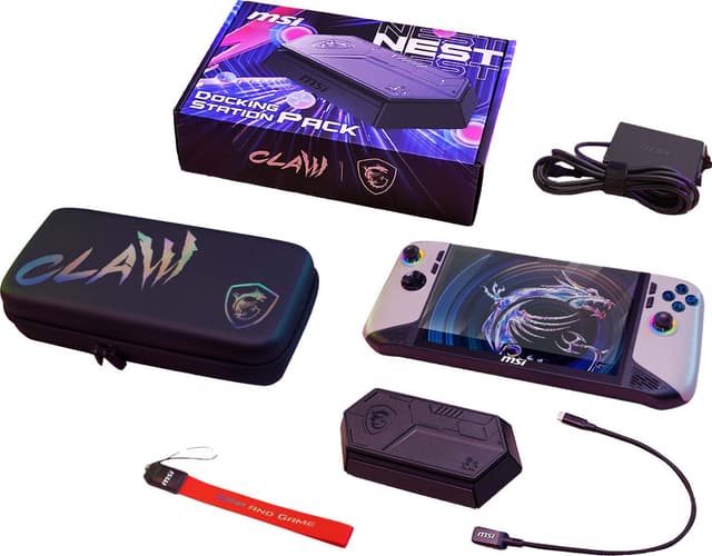 MSI Claw 8 AI+ A2VM Super Pack-061NEU håndholdt spillekonsol 1024 GB