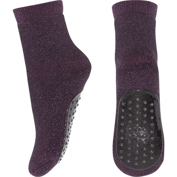 MP 79208 Celina Strømper Med Anti-Slip 2001 Dark Purple