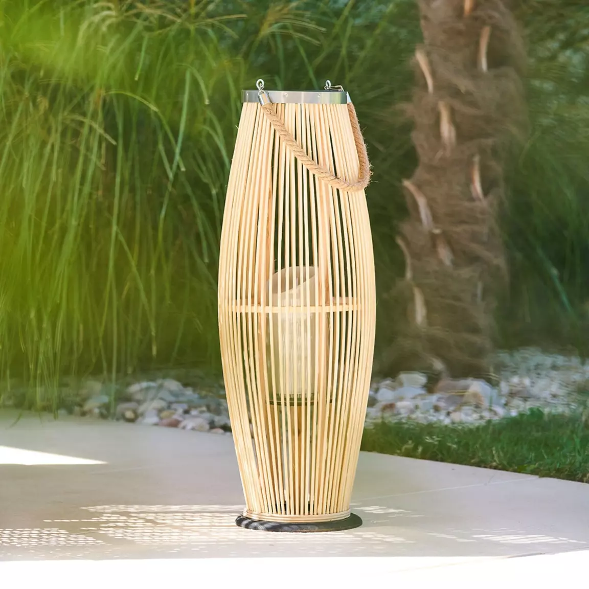 Lanterne en bambou (H72 cm) Fit Naturel