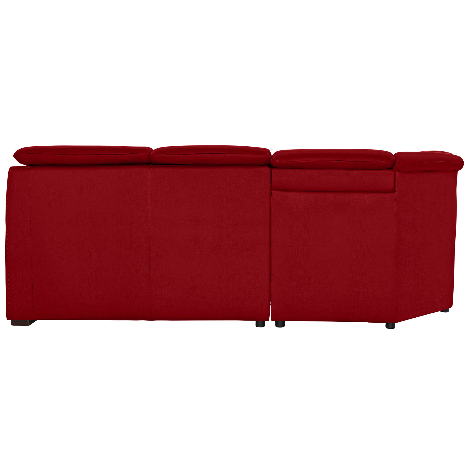 polsterpower Ecksofa - Miro bordeaux - Basismodell - rechts