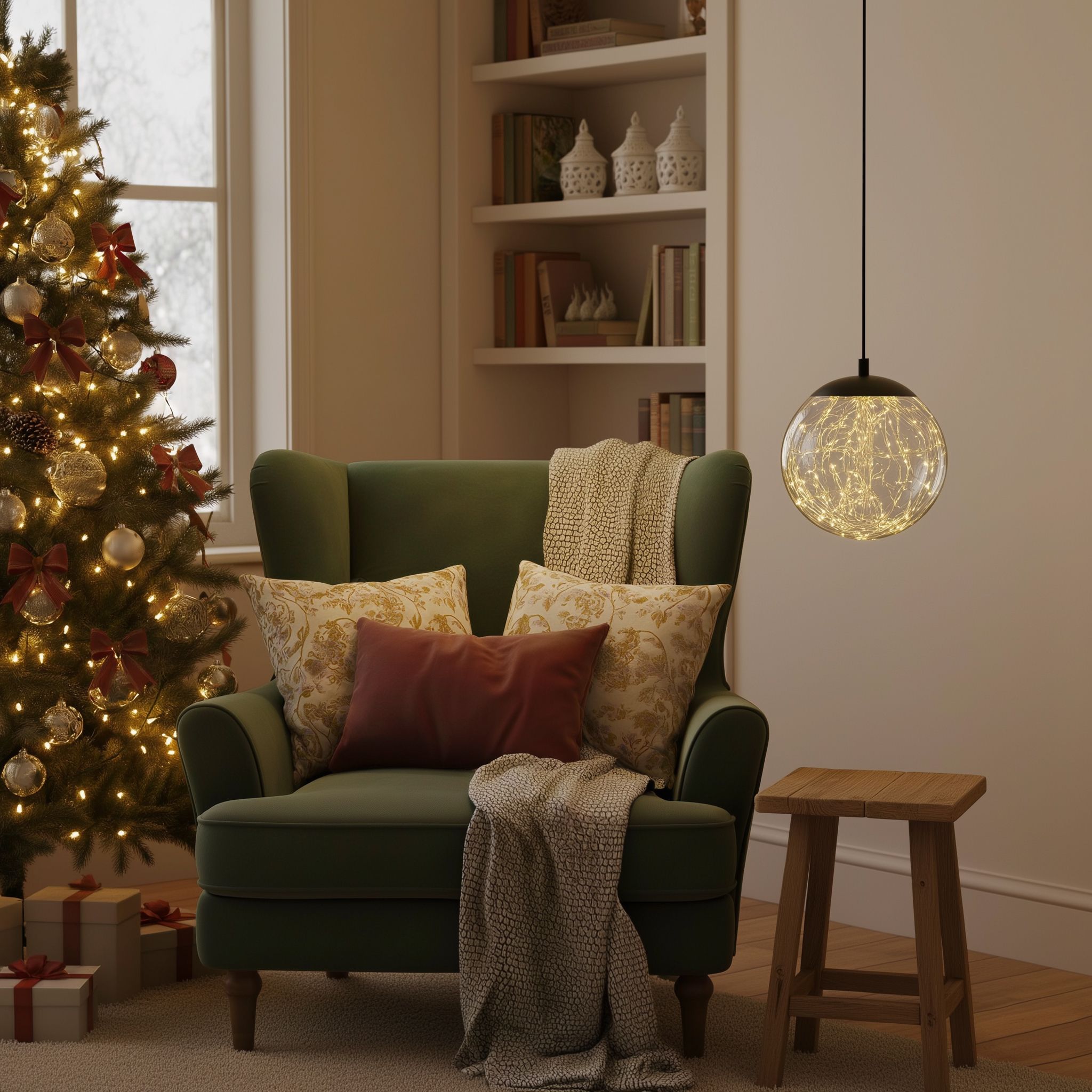Kerst E27 lichtsnoer 5m 1.3W 50 lm 3000K