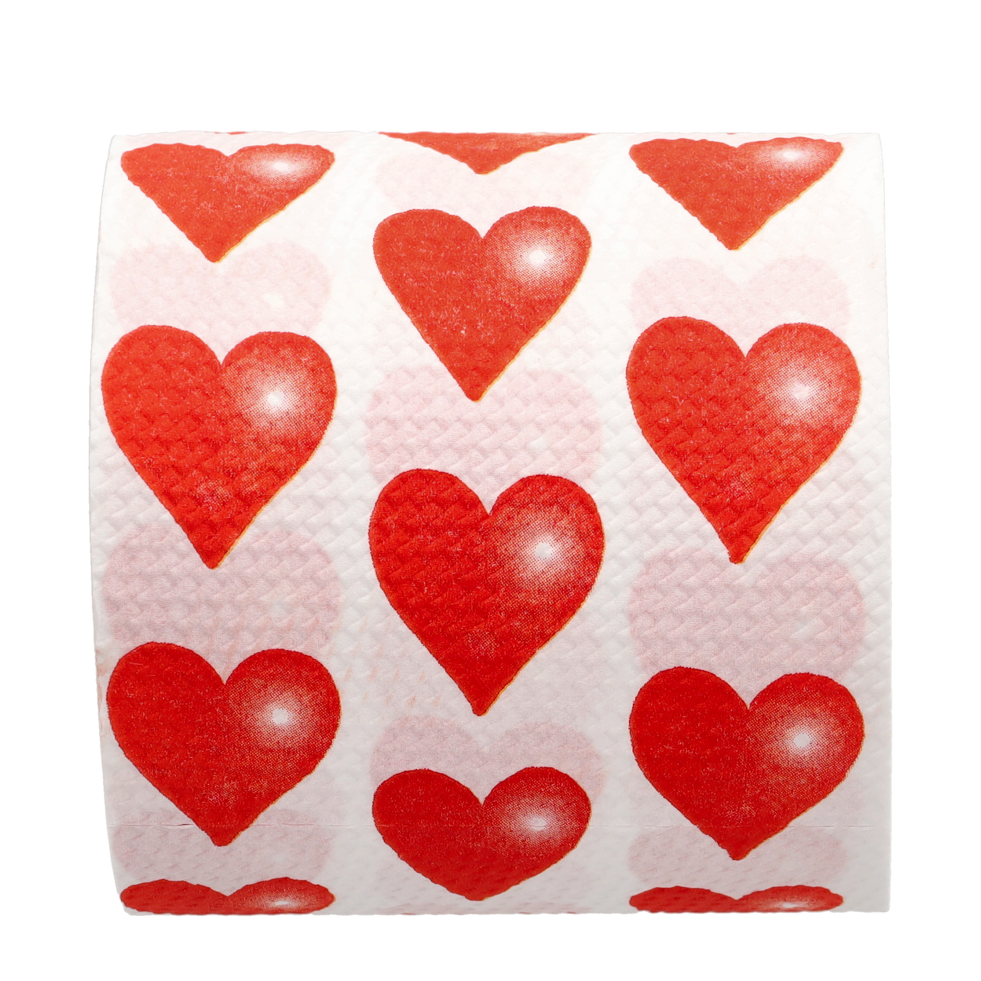 Herz WC Papier Toiletten Papier Home Deko Klopapier 3-lagig für Valentinstag / Hochzeit / Muttertag - Herzchen