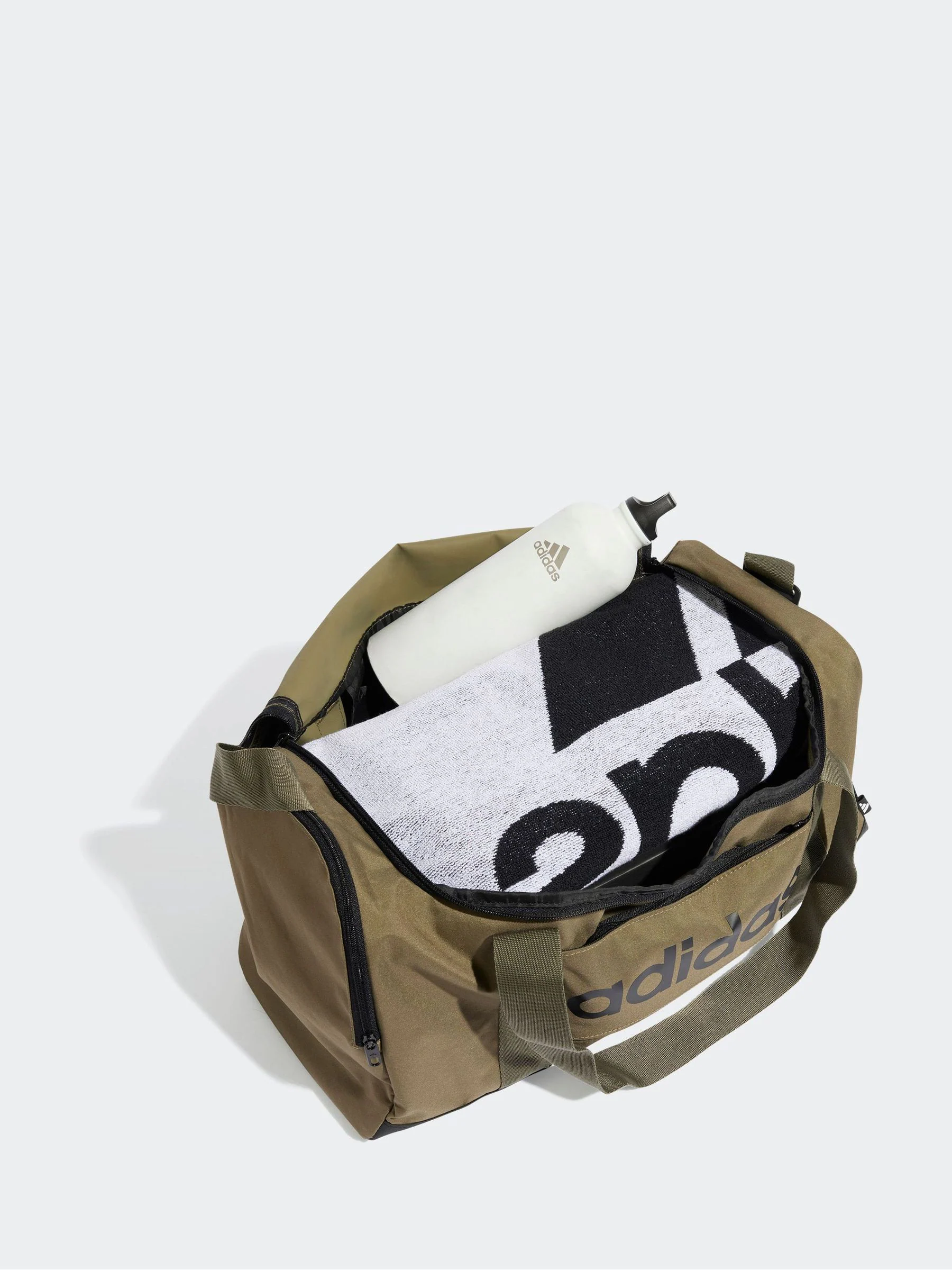 Groen - adidas kleine Linear plunjezak