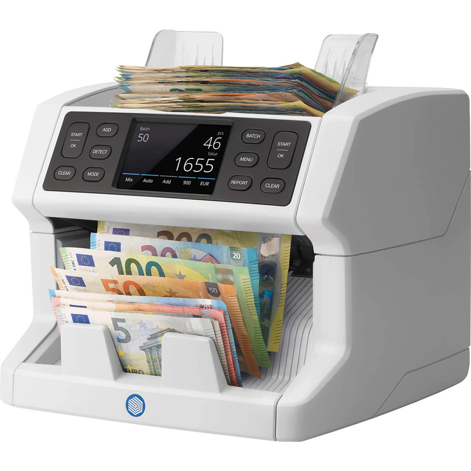 Safescan® Biljettelmachine, type: 2865-S, Metaal, grijs