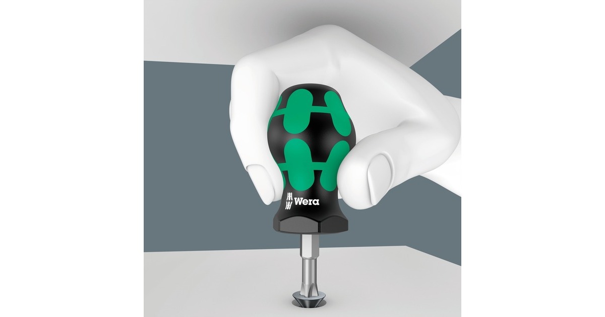 Wera300/7 Mix 1 Schroevendraaierset, 7‑delig  (Zwart/groen)