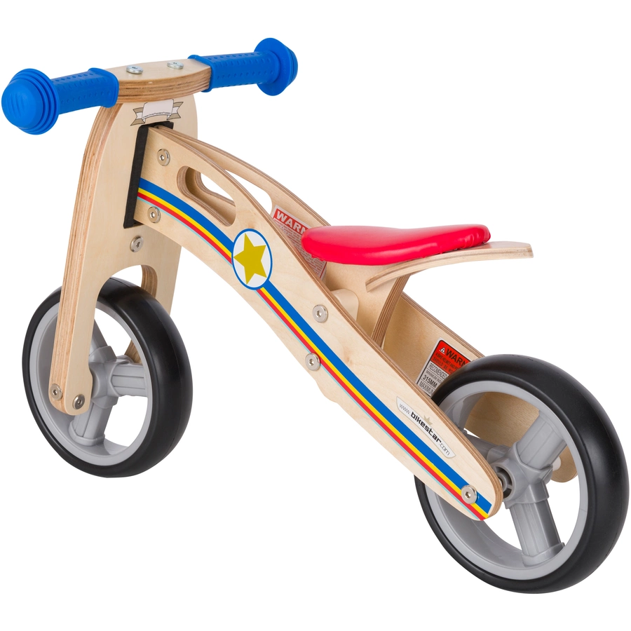 Bikestar Laufrad 7 Zoll Holz blau