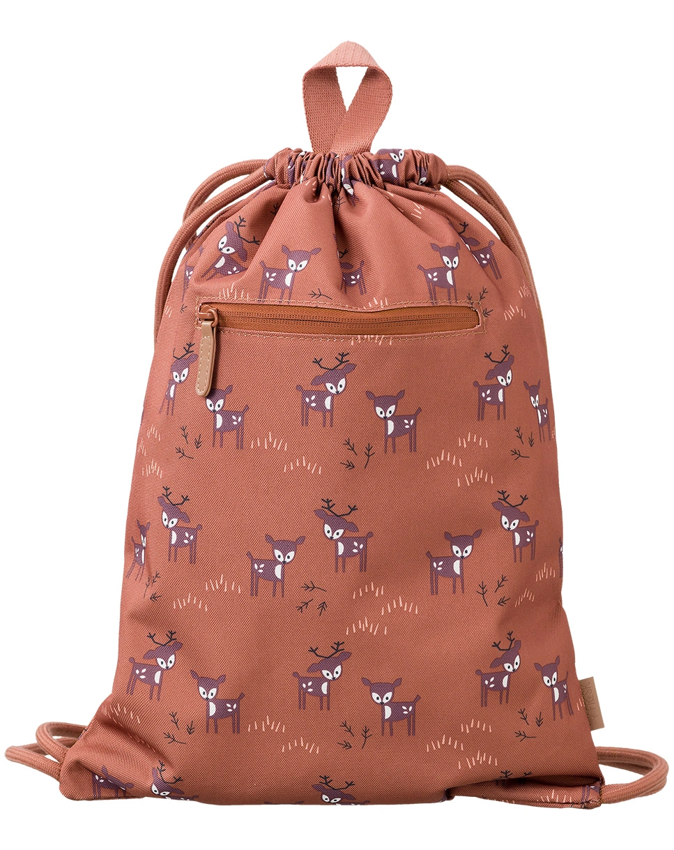 Turnbeutel DEER (38x27) in braun