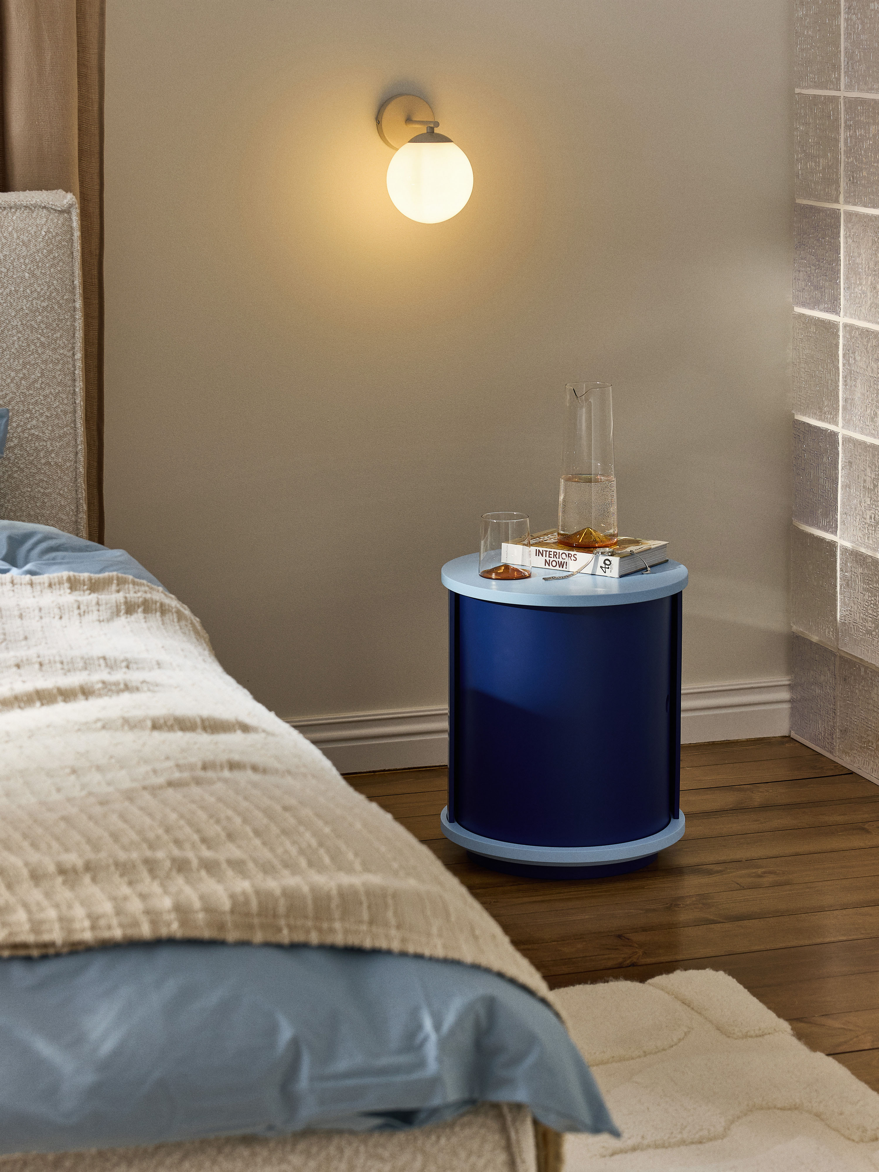 Wandlamp Atlanta van opaalglas