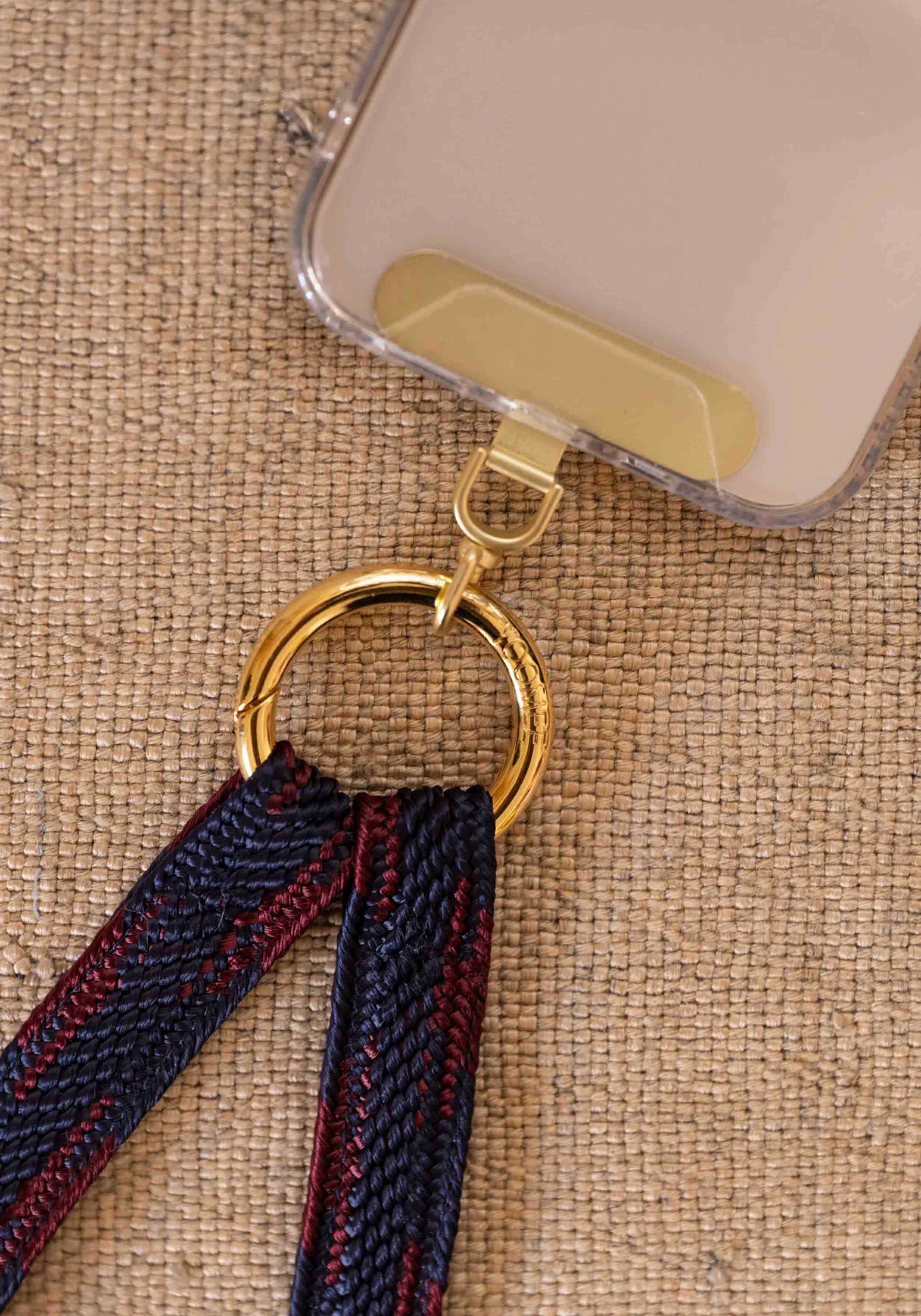 YOOMEE Handykette Crossbody Phonechain ZAHRA Blood Moon Gold