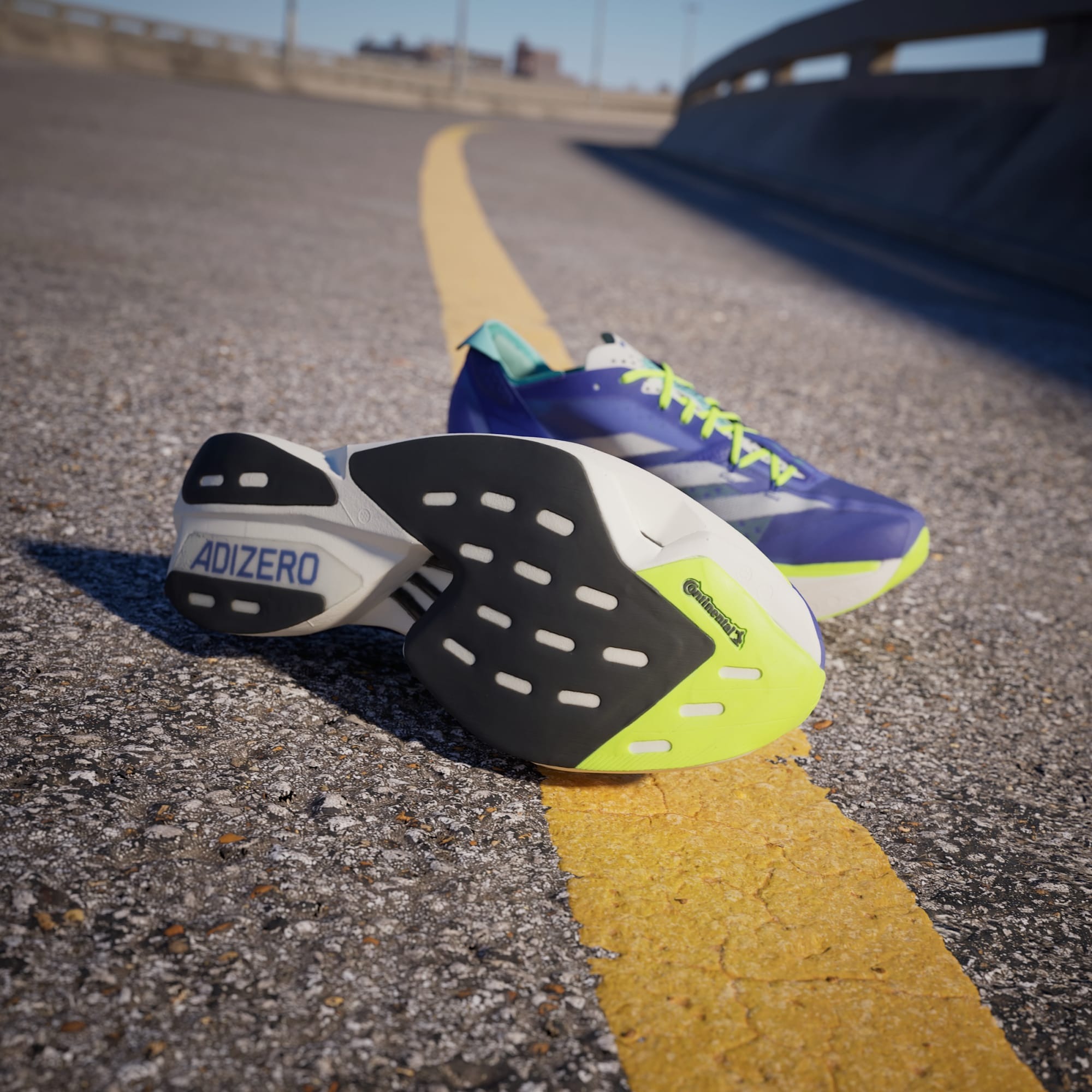 Adizero Adios Pro 3 Herre Cobalt Blue/Zero Metalic/Lucid Lemon