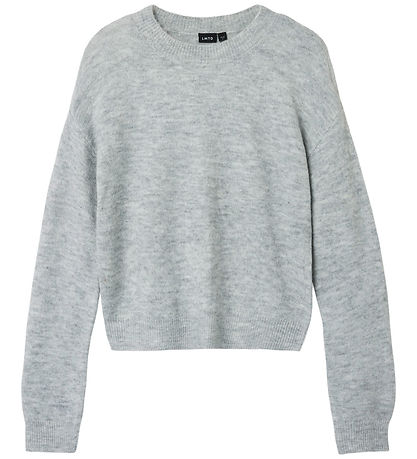 LMTD Bluse - Noos - Strick - NlfLodet - Light Grey Melange/14-04
