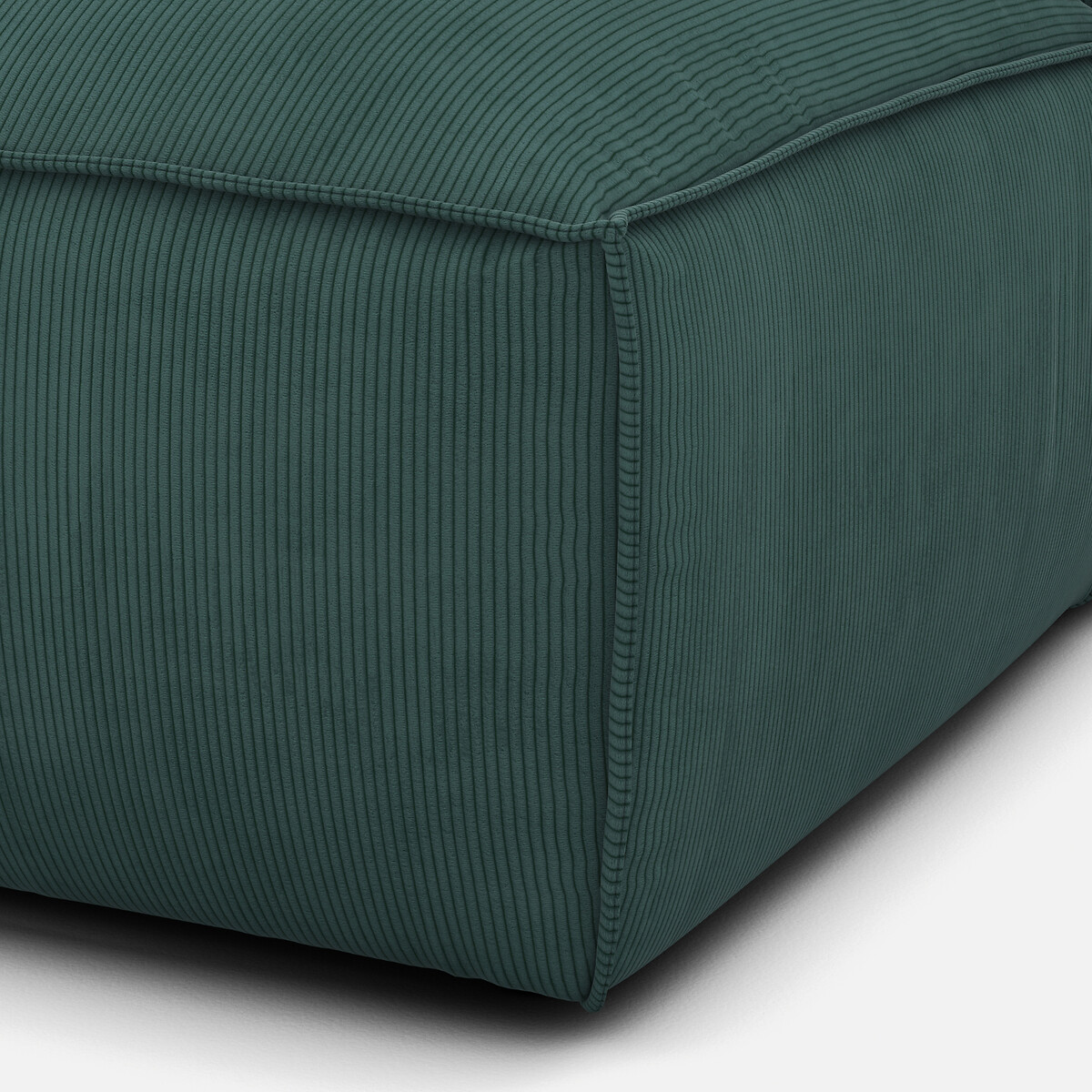 LA REDOUTE INTERIEURS<br>Sofá lounge, esquerdo, veludo cotelê, Seven