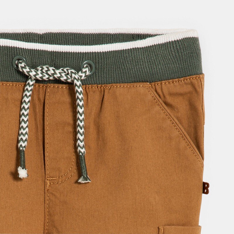 Pantalon modulable marron bébé garçon Marron