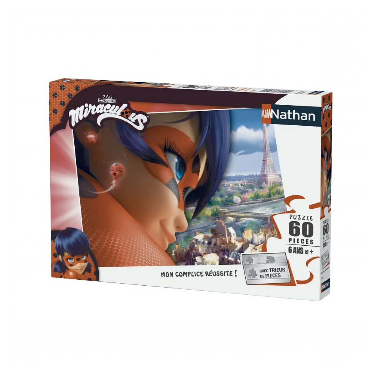 Nathan Editions Nathan Puzzle Miraculous Ladybug 60 Pièces