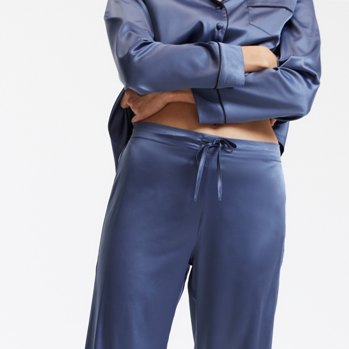 ANNE WEYBURN<br>Pijama de cetim, Signature
