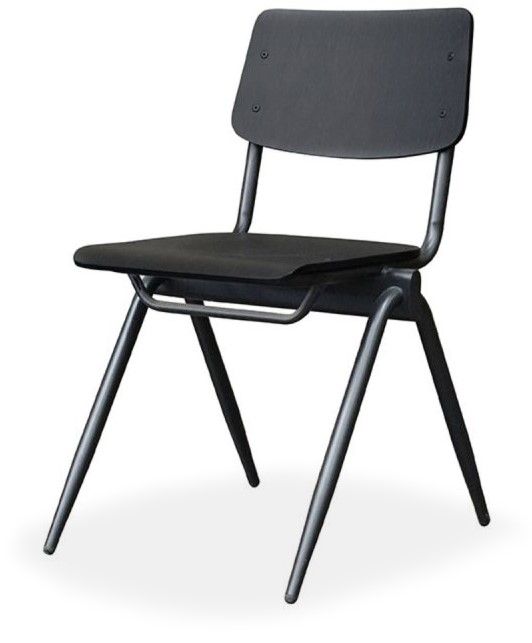 Eetkamerstoel Zwart TX-85.001 Solid B49 x D55 x H81 cm