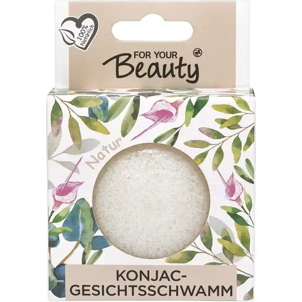 Konjac-Gesichtsschwamm Kurkuma