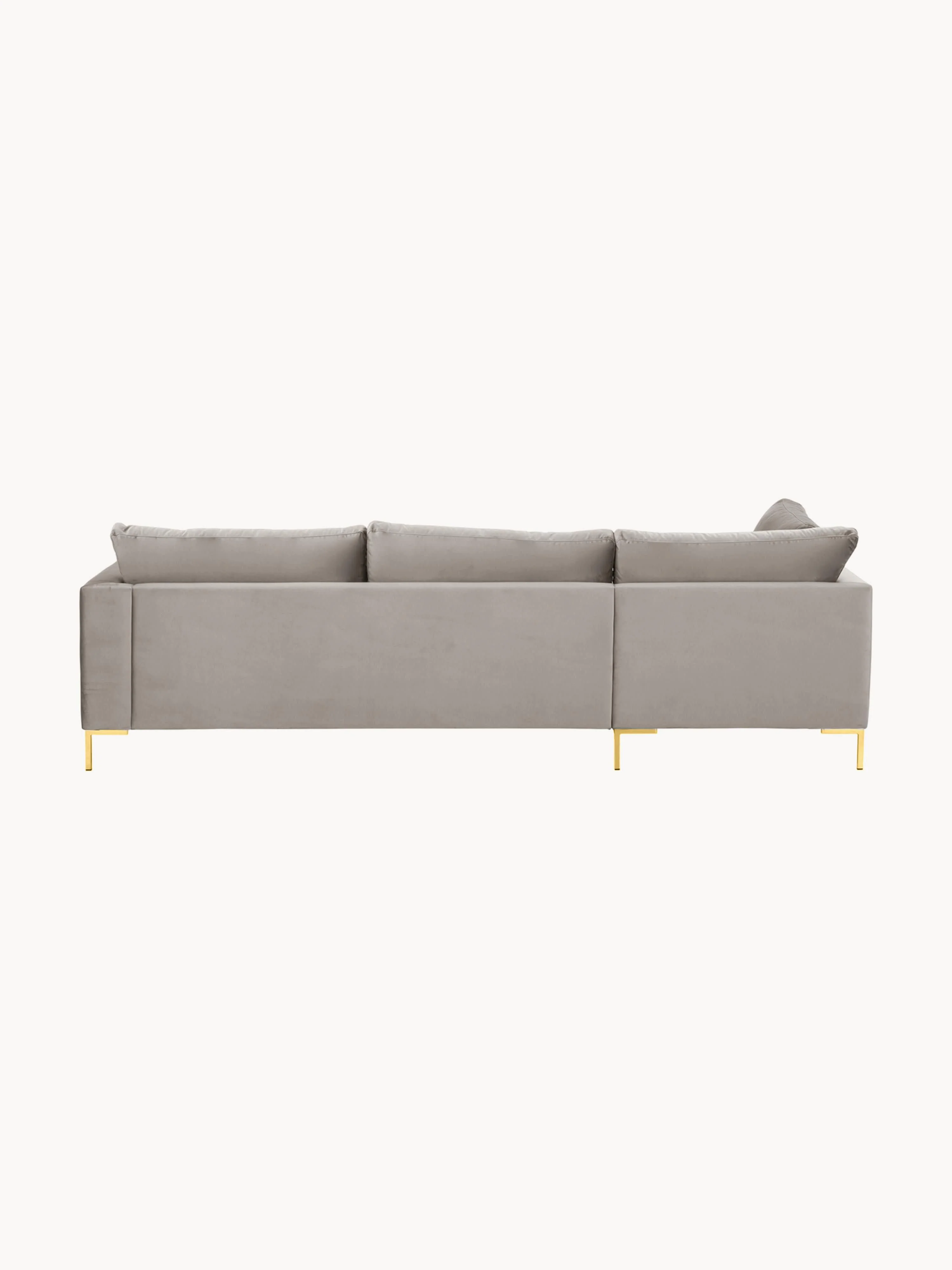 Fluwelen hoekbank Luna