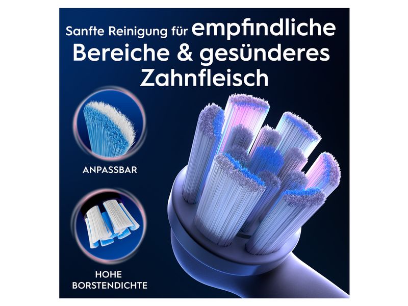 Oral-B Zahnbürstenkopf iO Sanfte Reinigung 4 Stück Ersatzbürsten