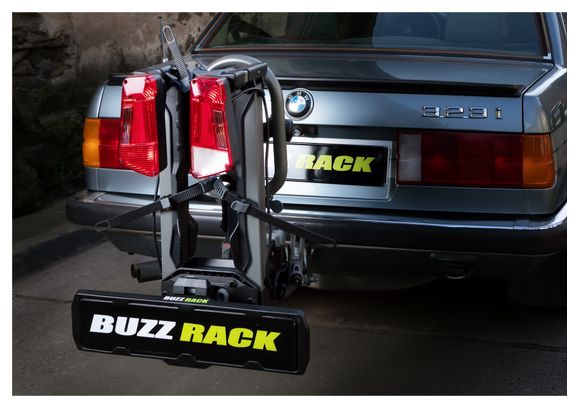 Porte-Vélos sur Boule D'Attelage Buzz Rack E-Scorpion 1 - 13 Broches - 1 Vélo (Compatible E-Bike) Noir
