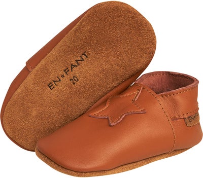 EN FANT Tøfler, Leather Brown