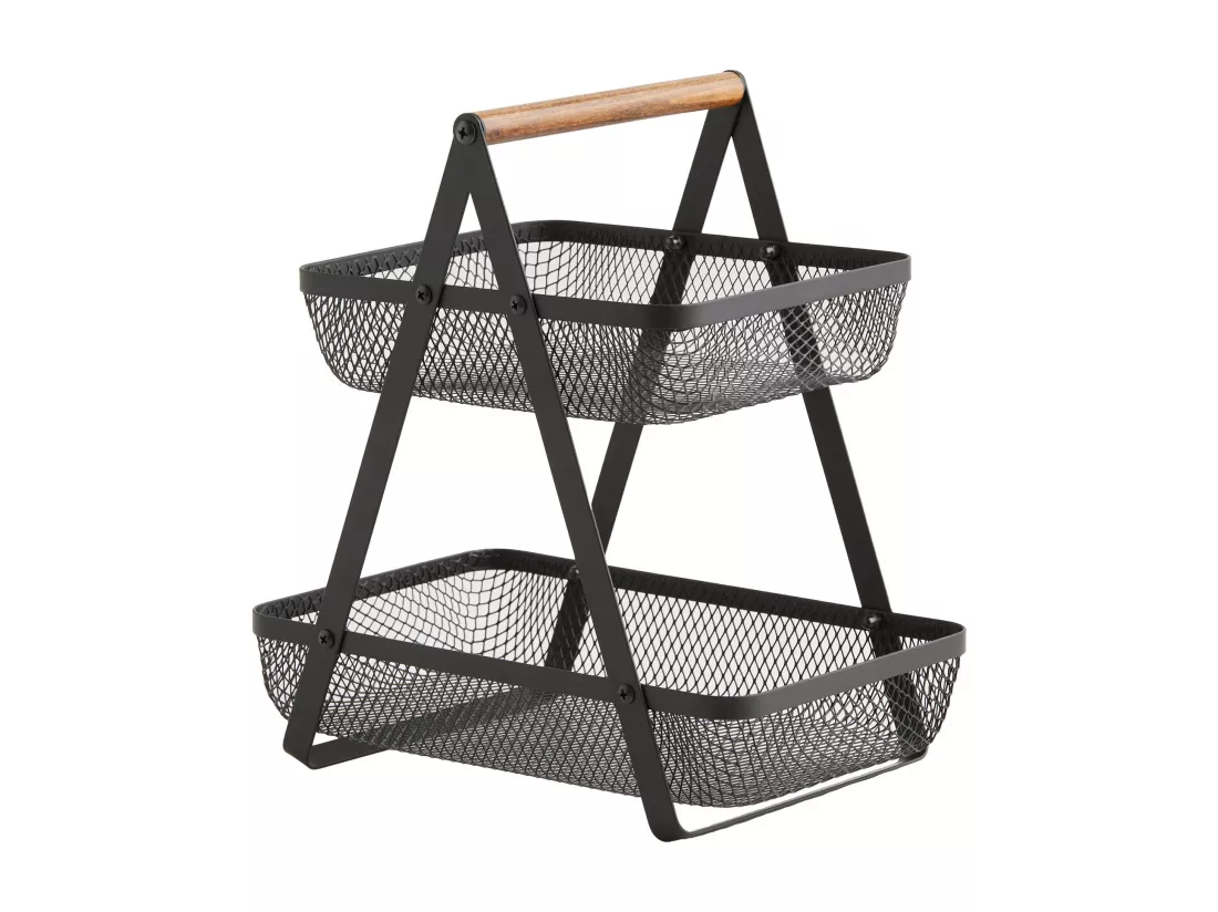Panier De Rangement Dalios Noir Moyen 29 x 18 x 27