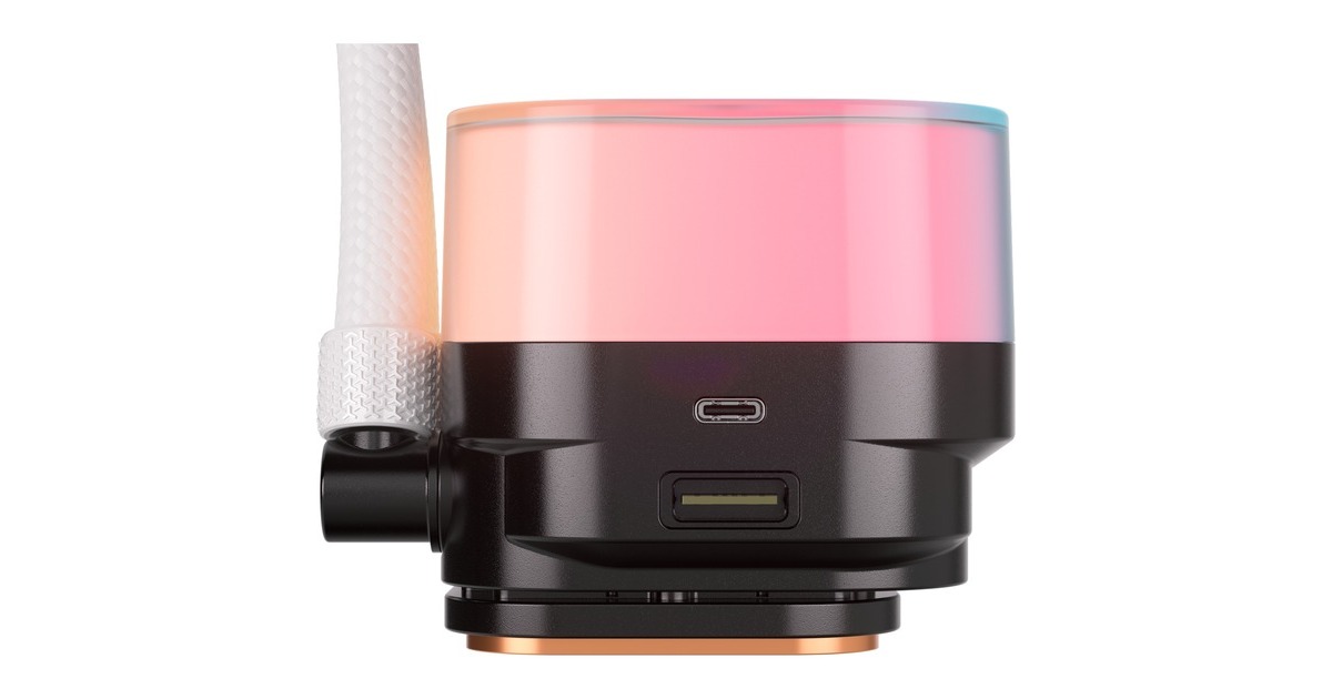 CorsairiCUE LINK TITAN 360 RX LCD RGB waterkoeling  (Wit, 4-pins PWM fan-connector)